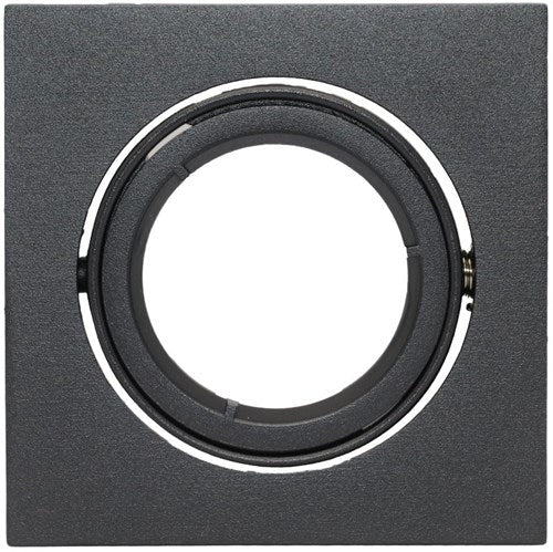 Cargue la imagen en el visor de la galería, Enzo hope inbouwspot 50mm verstelbaar vierkant mat zwart - 5013203