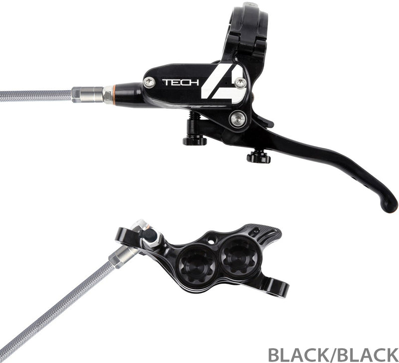 Laden Sie das Bild in Galerie -Viewer, Hope tech 4 e4 steel braided disc brake - lever left