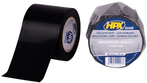 Afbeelding laden in galerijviewer, Hpx pvc isolatietape 50 mm x 10 meter - zwart