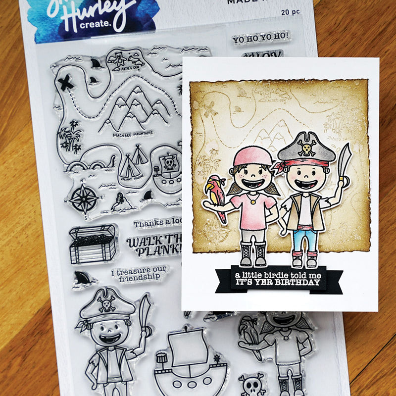 Load image into Gallery viewer, Ranger ink ranger • simon hurley create. fotopolymeer stempel pirate party