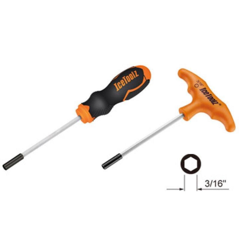 Load image into Gallery viewer, Icetoolz spaaknippelsleutelset 12a5 voor 3 16 (zeskante) nippels