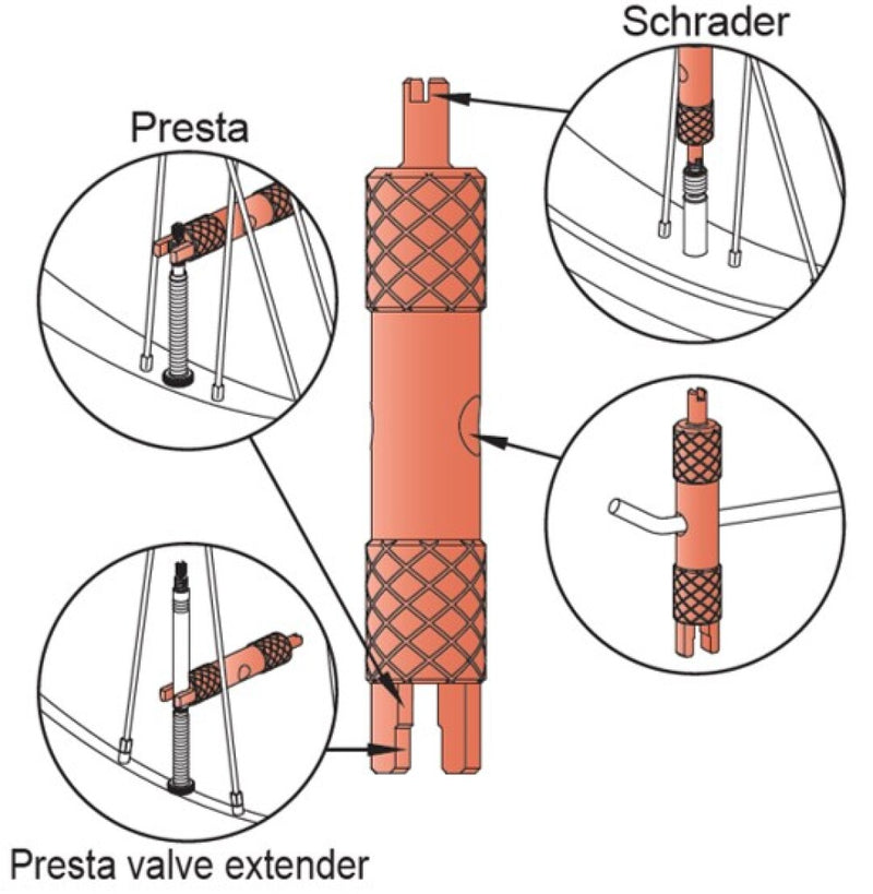 Load image into Gallery viewer, Icetoolz ventiel sleutel av sv