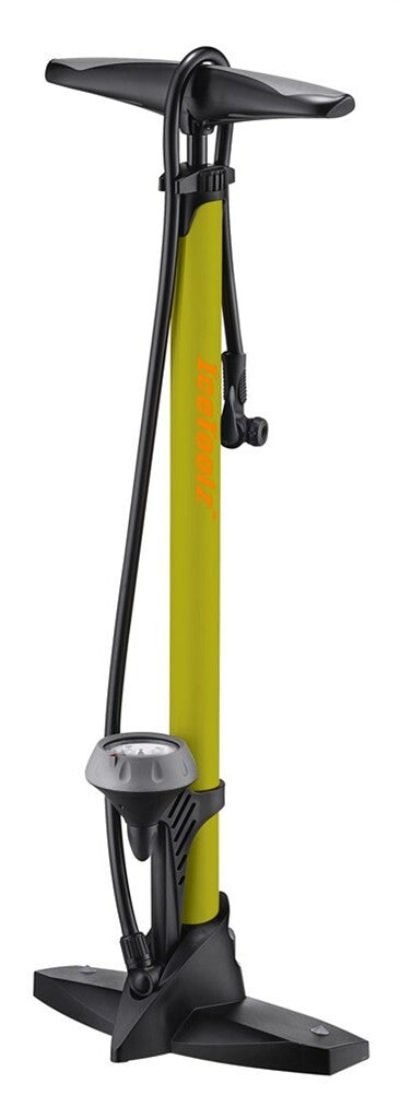 Load image into Gallery viewer, Icetoolz 240a451 hogedrukpomp voetpomp staal met meter 160psi geel