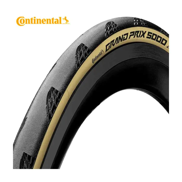 Load image into Gallery viewer, Continental GP5000 Racefietsband 700x25C Zwart Creme