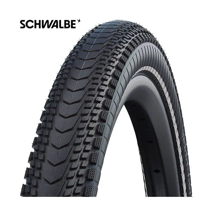 Load image into Gallery viewer, Schwalbe buitenband Marathon Alm R-Guard 28 x 2.15 zw vouw refl
