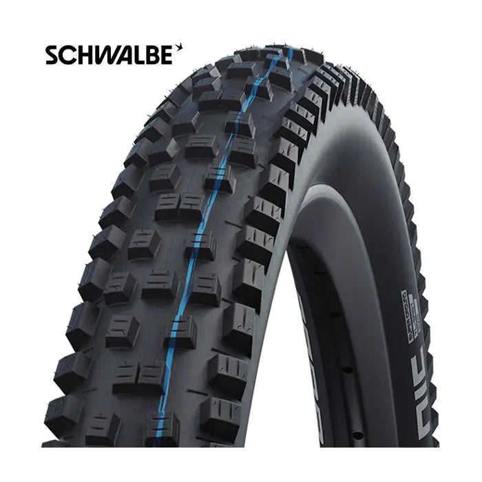 Afbeelding laden in galerijviewer, Vouwband Schwalbe Nobby Nic Super Ground 29 x 2.25 57-622 mm - zwart