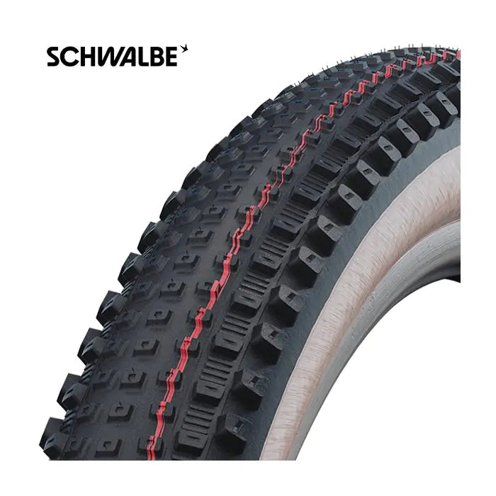 Afbeelding laden in galerijviewer, Schwalbe vouwband rick evo tlr 62-622 zwart transparant