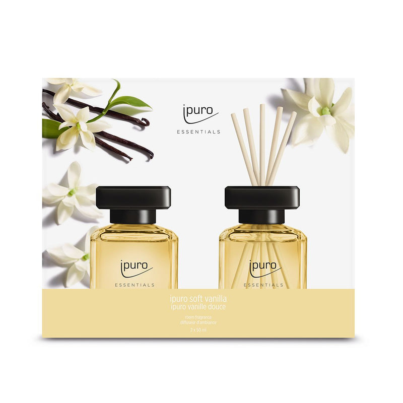 Load image into Gallery viewer, Ipuro geurdiffuser soft vanilla 2 x 50 ml