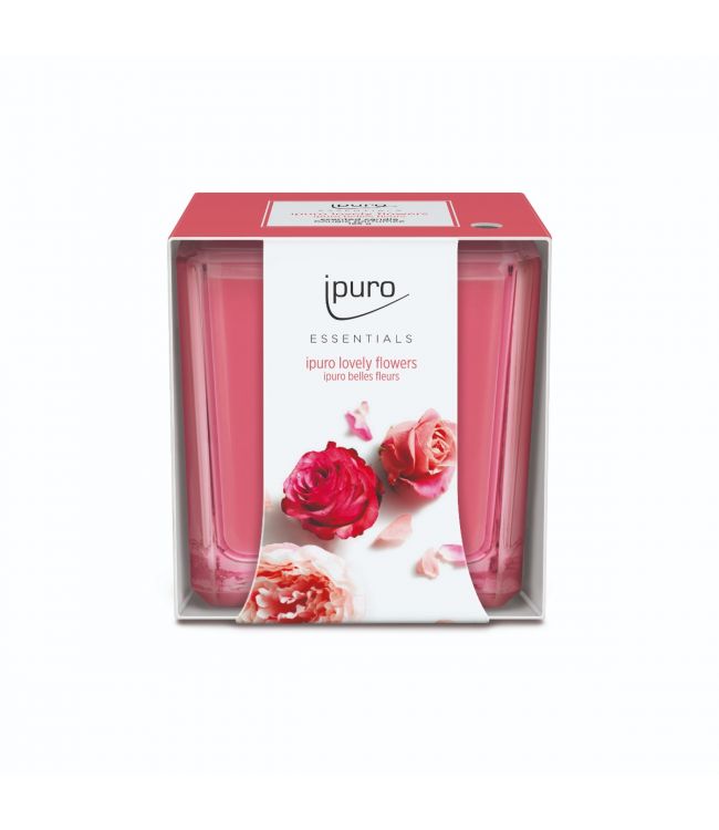 Load image into Gallery viewer, Ipuro geurkaars lovely flowers 125gr.