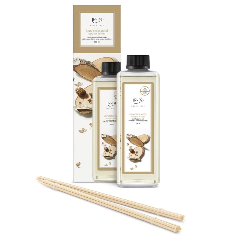 Load image into Gallery viewer, Ipuro geurdiffuser navulling cedar wood 500ml