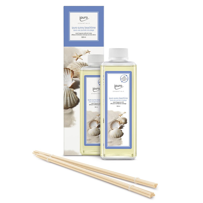 Load image into Gallery viewer, Ipuro geurdiffuser navulling sunny beachtime 500ml