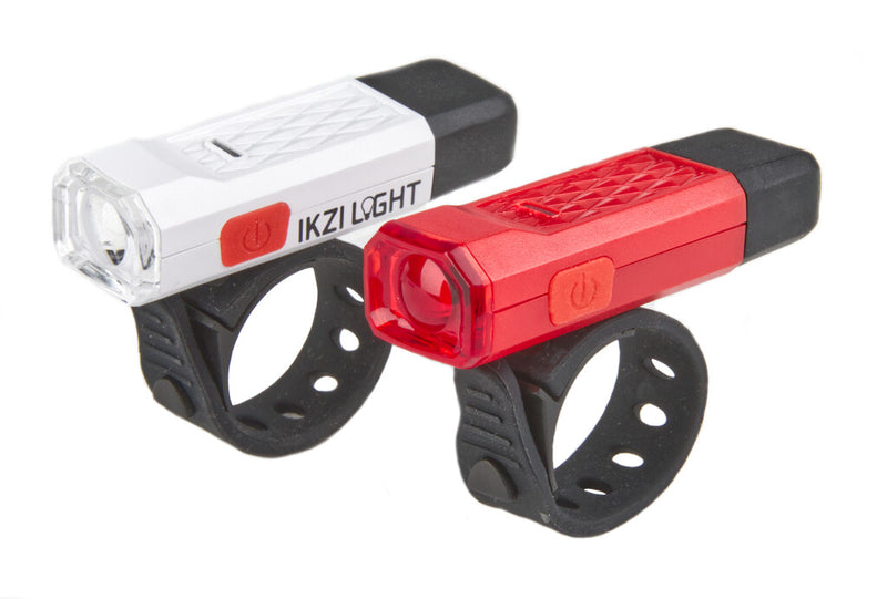 Load image into Gallery viewer, IKZI-Light LED set voor+achter Goodnight Twin oplaadbaar