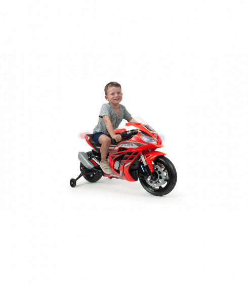 Load image into Gallery viewer, Injusa CBR elektrische kindermotor 12V rood