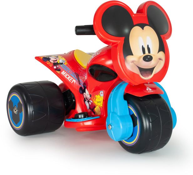 Load image into Gallery viewer, Injusa Mickey Mouse Samurai Trimoto accuvoertuig 6V rood