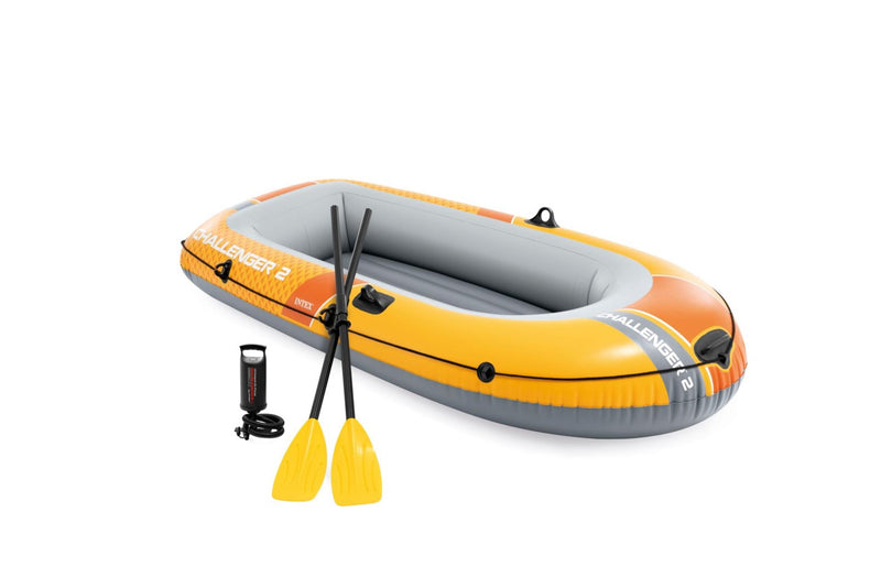 Chargez l'image dans la visionneuse de la galerie, Intex challenger 2-persoons boot set inclusief peddels en pomp 236x114x41cm (
