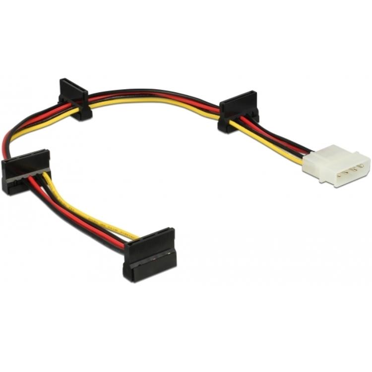 Cargue la imagen en el visor de la galería, Molex naar sata voedingskabel