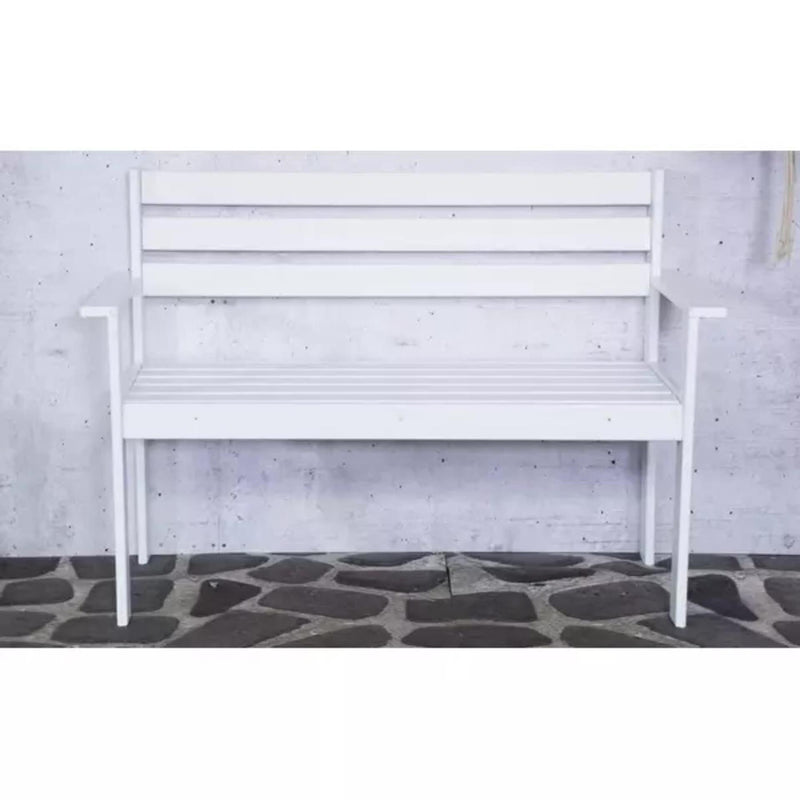 Cargue la imagen en el visor de la galería, Sens -line semmy houten bankje 120cm wit fsc