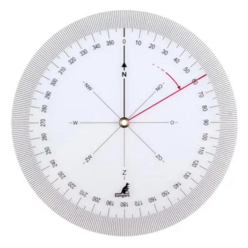 Load image into Gallery viewer, Kangaro koershoekmeter transparant
