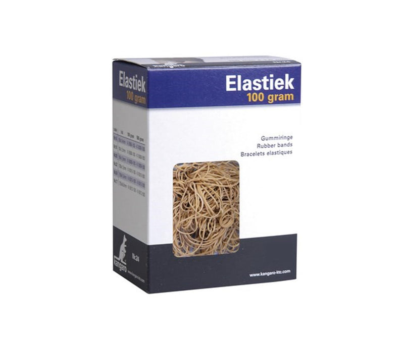 Load image into Gallery viewer, Kangaro elastiek nr77 125x8mm 100gr postelastiek