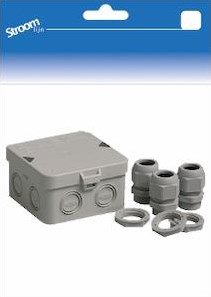 Cargue la imagen en el visor de la galería, Enzo kabeldoos attema ak1 + 3 wartels m20 ip65 - 6634020