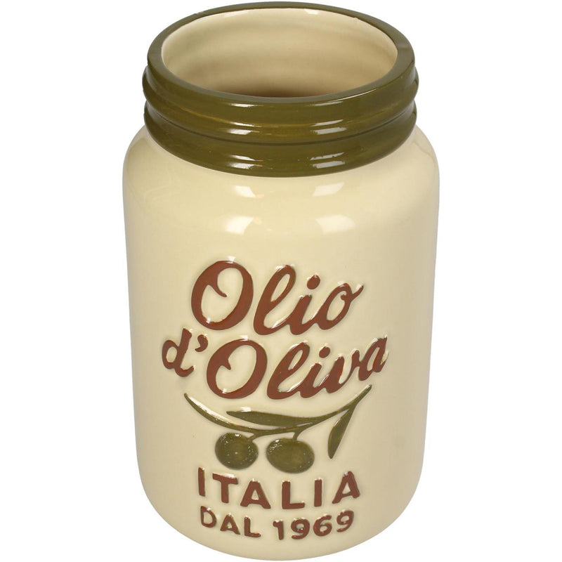 Afbeelding laden in galerijviewer, Kersten vaas olio d'oliva dolomite ivory 11.3x11x18cm