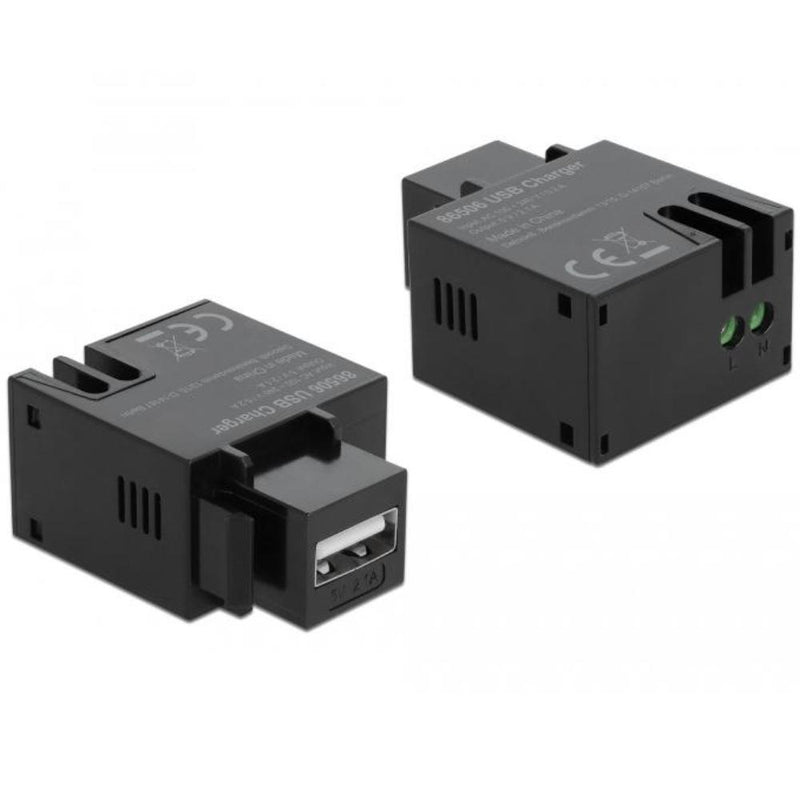 Load image into Gallery viewer, Usb a naar 2‑pins aansluitblok keystone
