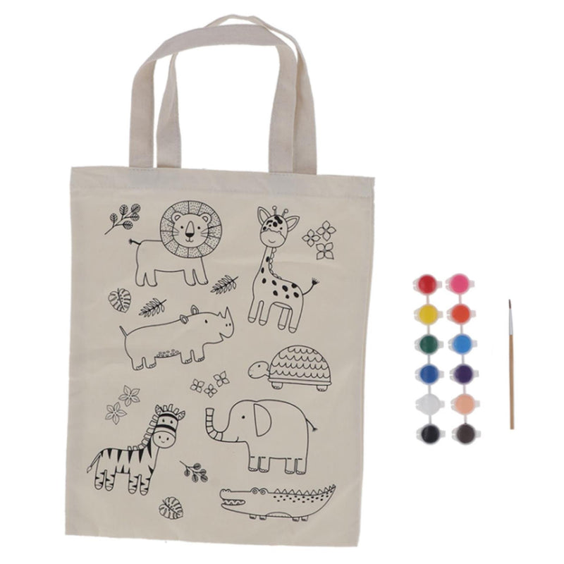Cargue la imagen en el visor de la galería, Esschert design inkleurtas jungle 29x36,5cm inclusief verf en penseel