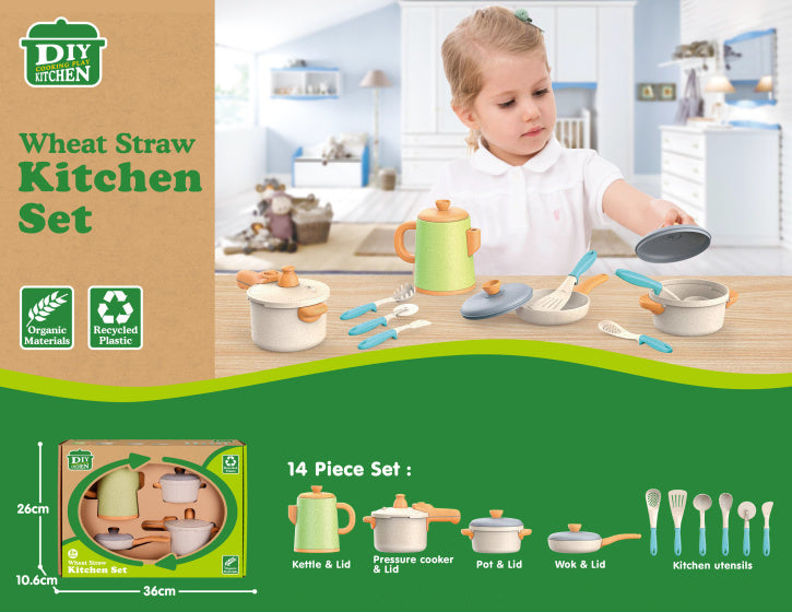 Load image into Gallery viewer, Kitchen toys kookgerei keukenaccessoires speelset gerecycled