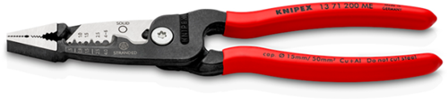 Load image into Gallery viewer, Knipex 13 71 200 me | multifunctionele elektricienstang | metrische draaddikten