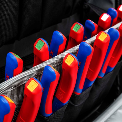 Afbeelding laden in galerijviewer, Knipex colorcode clips grijs | 10 stuks - 00 61 10 cs