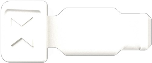 Afbeelding laden in galerijviewer, Knipex colorcode clips wit | 10 stuks - 00 61 10 cw