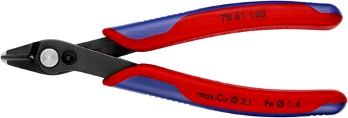 Afbeelding laden in galerijviewer, Knipex electronic super knips® xl | 140 mm lengte | meer-componentengrepen | gebruineerd - 78 61 140 sb