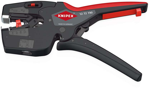 Afbeelding laden in galerijviewer, Knipex nexstrip® multitool voor elektriciens | antislip kunststof bekleding | lengte 190 mm - 12 72 190 sb