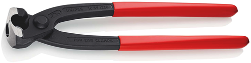 Load image into Gallery viewer, Knipex oorklemtang | 220 mm lengte | kunststof bekleed | zwart geatramenteerd - 10 99 i220 sb