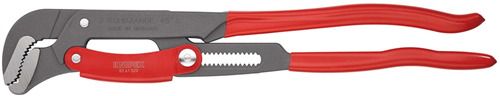 Afbeelding laden in galerijviewer, Knipex pijptang s-vormig | 560 mm lengte | snelle instelling | rood poedergecoat - 83 61 020
