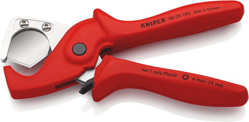 Afbeelding laden in galerijviewer, Knipex plasticut® 90 20 185 sb slang- | beschermingsbuissnijder van kunststof | met glasvezel verste - 90 20 185 sb