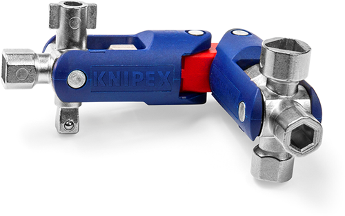 Cargue la imagen en el visor de la galería, Knipex schakelkastsleutel | voor alle standaard afsluitsystemen | lengte 161 mm - 00 11 06 v04