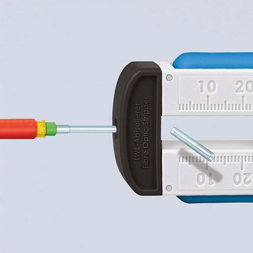 Afbeelding laden in galerijviewer, Knipex stripgereedschap voor glasvezelkabel | lengte 190 mm - 12 85 110 sb