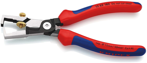 Chargez l'image dans la visionneuse de la galerie, Knipex strix® striptangen met kabelschaar | meer-componentengrepen | zwart geatramenteerd - 13 62 180