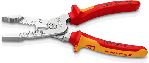 Afbeelding laden in galerijviewer, Knipex wirestripper metrisch model | geïsoleerd | meer-componentengrepen | vde-getest - 13 76 200 me sb