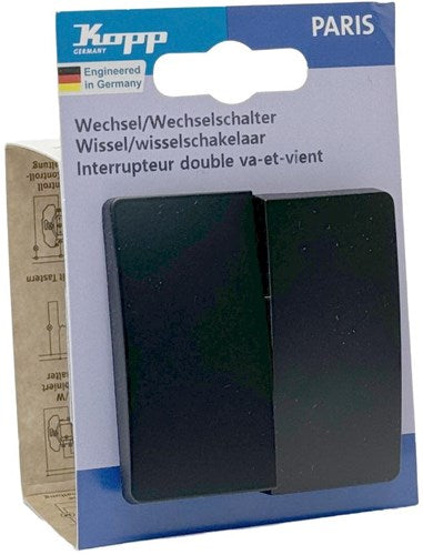 Load image into Gallery viewer, Enzo kopp paris mat zwart wissel wissel schakelaar + wip - 4625202