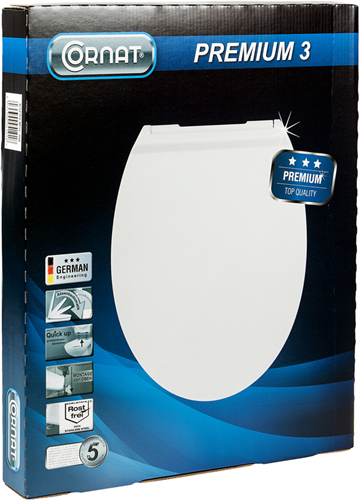 Load image into Gallery viewer, Cornat premium 3 wc-bril sc afneembaar wi - kspremsc300
