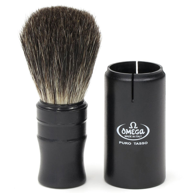 Chargez l'image dans la visionneuse de la galerie, Omega scheerkwast 100% black badger reiskwast 9cm