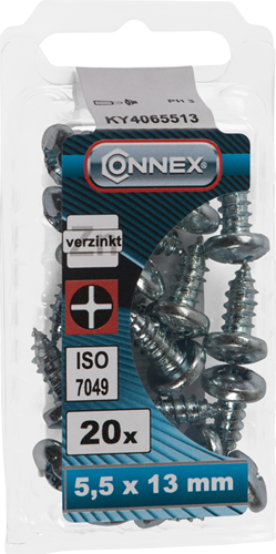 Laden Sie das Bild in Galerie -Viewer, Connex plaatschroef pank 5.5x13 20st vz - ky4065513