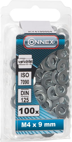Laden Sie das Bild in Galerie -Viewer, Connex sluitring 4mm 100st vz - ky4190004