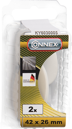ギャラリービューアに画像をロードする, Connex zelfklevende haak kunststof 2st wi - ky6030005