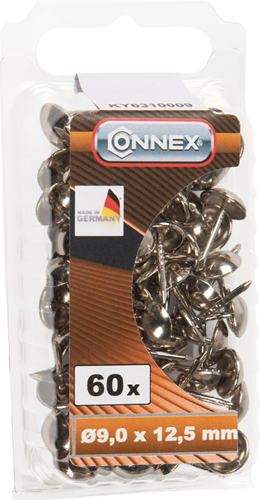 Load image into Gallery viewer, Connex siernagel 9.0mm vernikkeld 60st ni - ky6310009