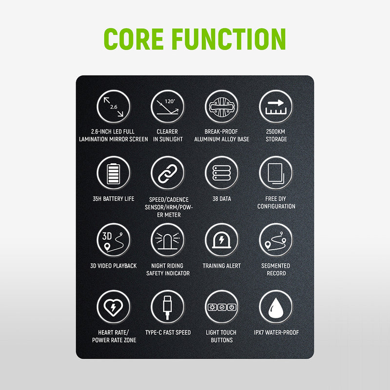Load image into Gallery viewer, Fietscomputer GPS M2 Oval