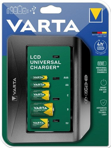 Load image into Gallery viewer, Varta lcd batterijlader lcd universeel - zonder batterijen - 3512395