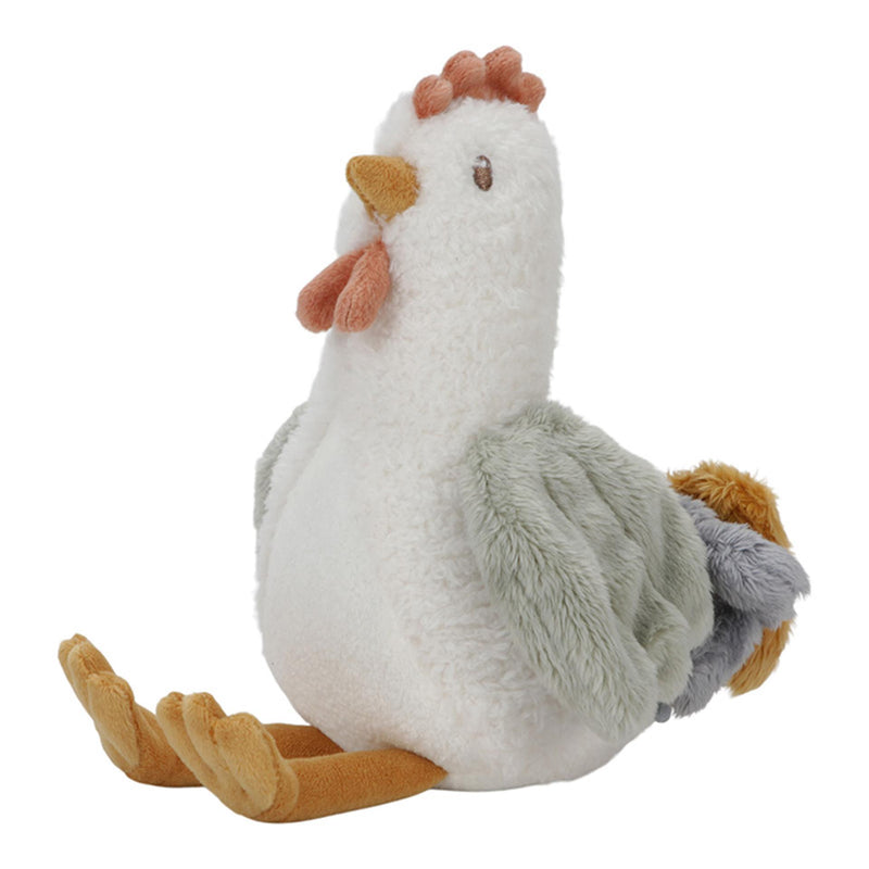 Laden Sie das Bild in Galerie -Viewer, Little dutch tiamo knuffel kip 17cm little farm